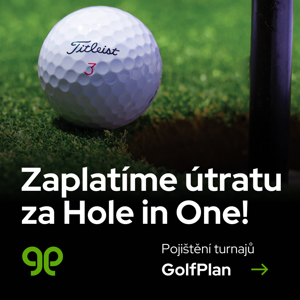 GolfPlan pojištění 7 - Zaplacený účet při Hole in One, který střelí golfista na turnaji